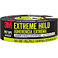 Scotch Extreme Hold Duct Tape - 35 yd Length x 1.88" Width - Woven - 1 / Roll - Black 1 thumbnail image