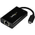 StarTech.com USB C to Gigabit Ethernet Adapter/Converter w/PD 2.0 1 thumbnail image