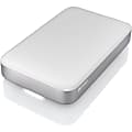 BUFFALO MiniStation Thunderbolt USB 3.0 2 TB Portable Hard Drive, Silver