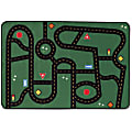 Carpets for Kids® KID$Value Rugs™ Go-Go Driving Rug, 3' x 4 1/2' , Green 1 thumbnail image