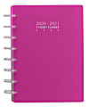 TUL® Discbound Weekly/Monthly Student Planner, Junior Size, Pink, July 2020 To June 2021