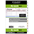 AT-A-GLANCE® Nature Monthly Planner Calendar Refill, 5-1/2" x 8-1/2", January to December 2022, 061-685