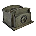 Imperial NCAA Rustic Desk Organizer, 8”H x 8-1/2”W x 6-1/2”D, University Of Alabama 1 thumbnail image