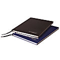 Cambridge® Limited® Business Notebook, 5" x 8", 1 Subject, Legal Ruled, 40 Sheets, Navy Blue