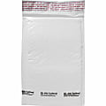 Sealed Air Tuffgard Premium Cushioned Mailers - Bubble - #0 - 6" Width x 10" Length - Peel & Seal - Poly - 25 / Carton - White 1 thumbnail image