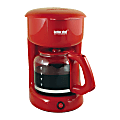 Better Chef 12-Cup Coffeemaker, Red