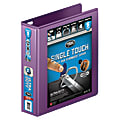 Office Depot® Heavy-Duty View 3-Ring Binder, 2" D-Rings, Purple 1 thumbnail image