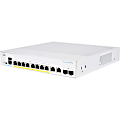 Cisco 250 CBS250-8FP-E-2G Ethernet Switch - 8 Ports - Manageable - 2 Layer Supported - Modular - 2 SFP Slots - 147.48 W Power Consumption - 120 W PoE Budget - Optical Fiber, Twisted Pair - PoE Ports - Rack-mountable - Lifetime Limited Warranty