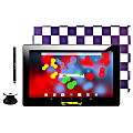 Linsay F10IPS Tablet, 10.1" Screen, 2GB Memory, 64GB Storage, Android 13, Purple Squares
