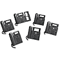 Cisco 6861 IP Phone - Corded - Corded/Cordless - Wi-Fi - Wall Mountable - Charcoal - 4 x Total Line - VoIP - IEEE 802.11n - 1 x Network (RJ-45) 1 thumbnail image