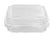 Pactiv ClearView SmartLock Food Containers, 49 oz, 8-13/64 inches x 8-11/32 inches x 2-29/32 inches, 200 containers per Carton, Sold by the Carton 1 thumbnail image