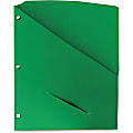 Pendaflex Letter Recycled Project File - 8 1/2" x 11" - 11 pt. - Green - CD Holder, Punched - 10% Recycled - 25 / Pack 1 thumbnail image
