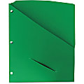 Pendaflex Slash Pocket Project Folders - Letter - 8 1/2" x 11" Sheet Size - 11 pt. Folder Thickness - Stock - Assorted - Recycled - 25 / Pack