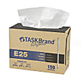 Hospeco TaskBrand E25 Scrim Reinforced Wipers, 16-13/16”H x 14-1/2”D, 150 Sheets Per Pack, Case Of 6 Packs