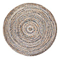 Anji Mountain Kerala Natural Jute Rug, Denim, 8', Multicolor