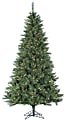 Fraser Hill Farm Canyon Pine Artificial Christmas Tree, 7 1/2', 500 LED Clear Lights, Green/Black 1 thumbnail image