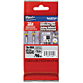 Brother TZeS951 Black on Matte Silver Label Tape - x 15/16" Width - Permanent Adhesive - Thermal Transfer - Matte Silver - Laminated 1 thumbnail image