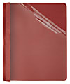 Office Depot® Brand Clear-Front Report Covers, Red, Pack Of 10 1 thumbnail image