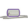 Verbatim 16GB Dog Tag USB Flash Drive - Violet - 16 GB - Violet - 1 Pack - Water Resistant, Dust Resistant