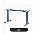 Rise Up Dual Motor Electric Standing Desk Frame with Memory Adjustable Height 26-51.6" Gray 1 thumbnail image