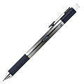 TUL® GL Series Retractable Gel Pens, Needle Point, 0.7 mm, Silver Barrel, Blue Ink, Pack Of 12 Pens 1 thumbnail image