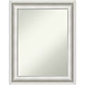 Amanti Art Non-Beveled Rectangle Framed Bathroom Wall Mirror, 29-1/2” x 23-1/2”, Parlor White 1 thumbnail image