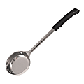 Winco Solid Portion Spoon, 6 Oz, Black