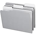 Pendaflex 1/3 Tab Cut Legal Top Tab File Folder - 8 1/2"x14" - Gray - Acid-free, Reversible - 100/Box - 435013GRA 1 thumbnail image