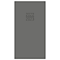 TF Publishing 2-Year Monthly Pocket Planner, 3-1/2" x 6-1/2", Charcoal, January 2022 To December 2023