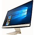 Asus Vivo AiO V241EA-DB003 All-In-One Desktop PC, 23.8" Screen, Intel® Pentium Gold, 8GB Memory, 512GB Solid State Drive, Black/Gold, Windows® 10 Home 1 thumbnail image