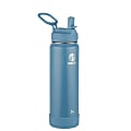 Takeya Actives Insulated Reusable Stainless Steel Water Bottle With Straw Lid, 24 Oz, Bluestone 1 thumbnail image