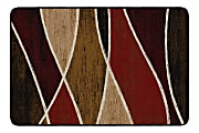 Flagship Carpets Waterford Rectangular Area Rug, 4' x 6', Red
