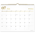 Mead Cambridge® WorkStyle® Academic 2026-2027 Monthly Wall Calendar, White, Medium, 12" x 15" 1 thumbnail image