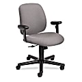 HON® 24-Hour Task Chair, 41"H x 28 1/4"W x 26 1/2"D, Black Frame, Gray