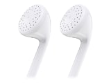 4XEM Earbud Headphones With Remote And Microphone For iPhone®, iPod® And iPad® Devices, White
