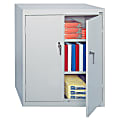 Sandusky 42" Steel Storage Cabinet With 2 Adjustable Shelves, 42"H x 36"W x 18"D, Dove Gray 1 thumbnail image