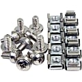 4XEM M5 Rack Mounting Screws & Cage Nuts For Server Racks/Cabinets, Pack Of 50