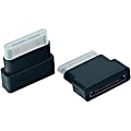 4XEM 30-Pin Dock Extender Adapter for iPhone/iPod/iPad - 1 Pack - 1 x Male Proprietary Connector - 1 x Female Proprietary Connector - Black 1 thumbnail image