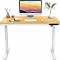 Rise Up® Essential 48"W Electric Standing Computer Desk, White 1 thumbnail image