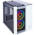 Corsair Crystal 280X Computer Case - White - Tempered Glass - Micro ATX Motherboard Supported - 6 x Fan(s) Supported - Liquid Cooler