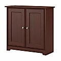 Bush Furniture Cabot Small Storage Cabinet With Doors, Harvest Cherry, Standard Delivery
