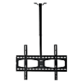MegaMounts Tilting And Rotating Adjustable-Height Ceiling Television Mount, Black