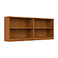 Bush® Furniture Universal Small 30"H 2-Shelf Bookcases, Natural Cherry, Set Of 2 Bookcases, Standard Delivery