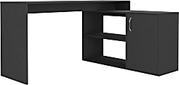 RTA AXIS 60"W L-Shaped Computer Desk, Wengue 1 thumbnail image