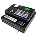 Nadex Coins CR180 Steel Cash Register With Coin Drawer, Black, NXTE-1666 1 thumbnail image