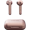 STRAX Stockholm Plus True Wireless Earbuds Rose Gold - Stereo - True Wireless - Bluetooth/RF - 32.8 ft - 32 Ohm - 20 Hz - 20 kHz - Earbud - Binaural - In-ear - Rose Gold