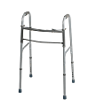 Medline Deluxe Adjustable Aluminum/Steel Folding Walker, 25" - 32"H, 400-Lb Capacity 1 thumbnail image