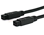 StarTech.com 10 ft 1394b Firewire 800 Cable 9-9 M/M - Male FireWire - Male FireWire - 10ft - Black 1 thumbnail image