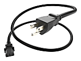 Unirise Power cable - power IEC 60320 C13 to NEMA 5-15P (M) - AC 110 V - 10 ft - black - North America