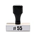Custom Traditional Rubber Stamp, 1-1/4" x 2" Impression 1 thumbnail image